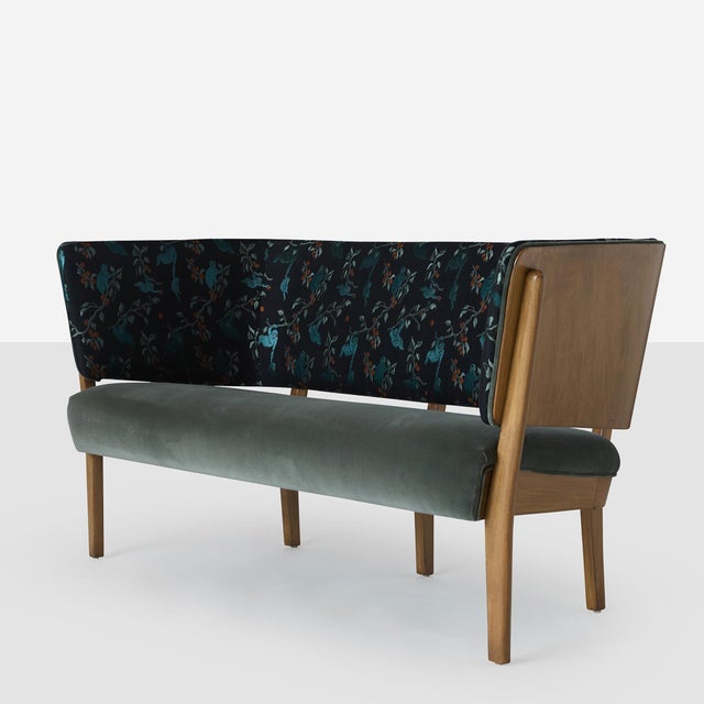 Mid-Century Modern Soren Hansen Settee For Sale - Image 3 of 10