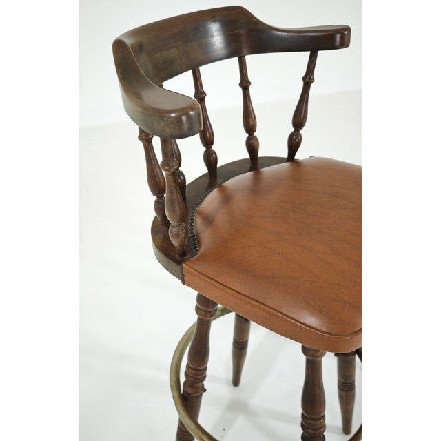 Vintage Italian Pizzetti Roma Wooden Stools, 1970s, Set of 2 For Sale - Image 12 of 17