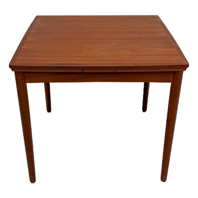 Mid-Century Danish Teak Extendable Dining Table by Poul Hundvad for Hundevad & Co., 1960s For Sale