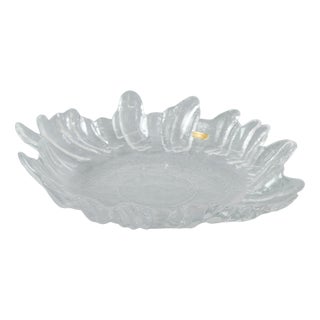 Swedish Crystal Bowl by Christer Sjögren for Lindshammar For Sale