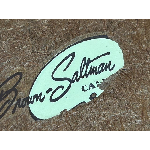 Pair of Mid-Century Modern John Keal Brown Saltman “Domino” Hexagonal Side Tables For Sale - Image 9 of 9