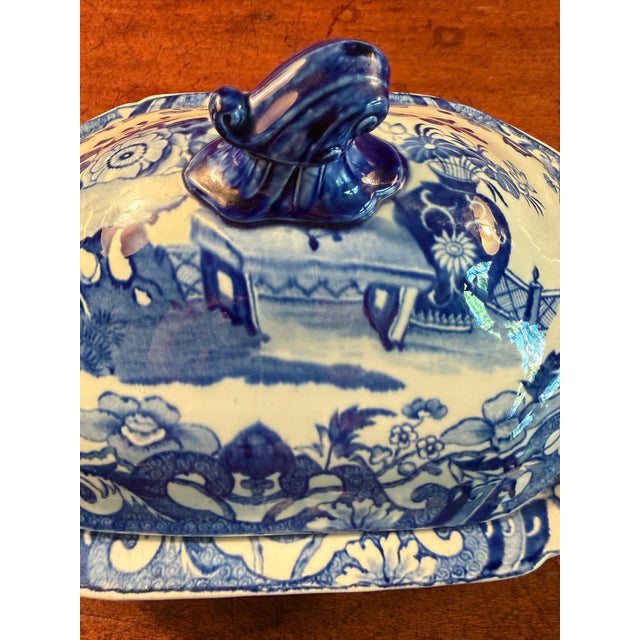 Mid 19th Century Staffordshire Ironstone Covered Vegetable Dish For Sale - Image 10 of 12