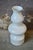 Large Minimalist White Ceramic Vase, 1980s For Sale - Image 3 of 5