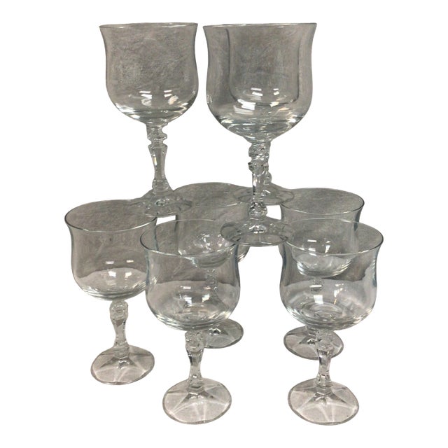 Schott-Zwiesel Crystal Water Goblets-Set of 8 For Sale