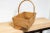 Long Farmhouse Bamboo & Wooden Basket For Sale - Image 4 of 7
