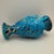 Brutalist Fat Lava Blue Turquoise Ceramic Vase by Charles Cart, Vallauris, France, 1960s For Sale - Image 13 of 15