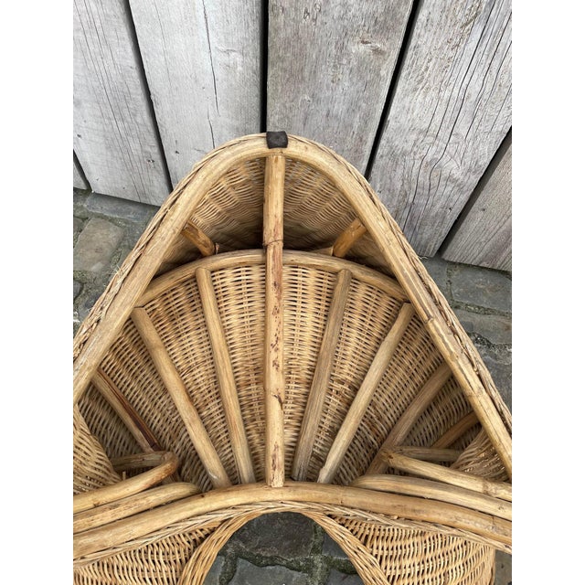 Lotus Wicker Chairs, 2000s, Set of 2 For Sale - Image 13 of 16