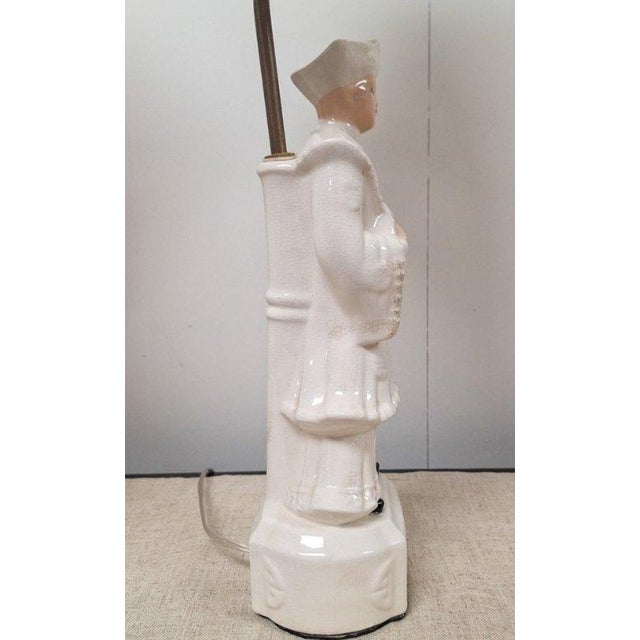 Vintage Mid-Century Blanc De Chine Figural Table Lamps - Pair For Sale In Dallas - Image 6 of 15