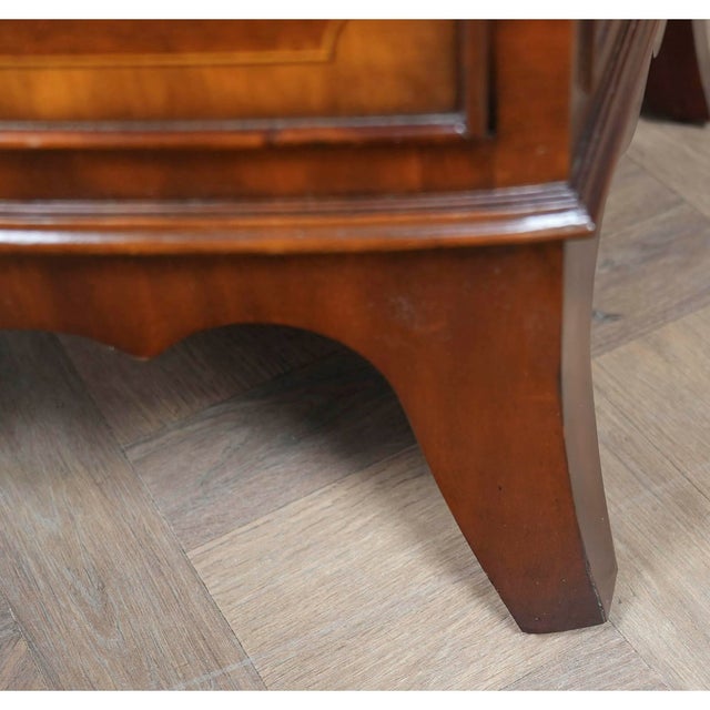 Brown Nvin0620 Vintage Maitland Smith Banded Chest of Drawers For Sale - Image 8 of 18