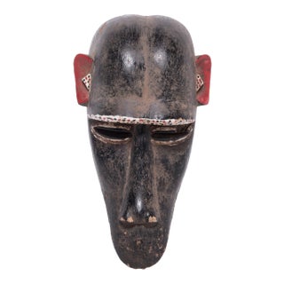 Vintage Baule Painted Monkey Mask For Sale