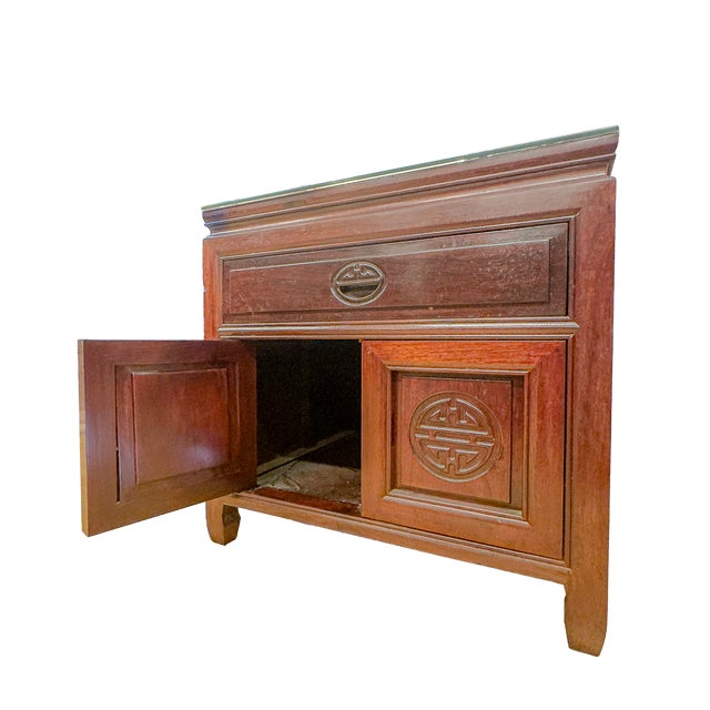 Vintage Ming Style Rosewood End Table For Sale - Image 9 of 9