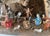 Wood Mid-Century Vintage Musical Nativity Crèche Stable (Plays "Silent Night") For Sale - Image 7 of 14