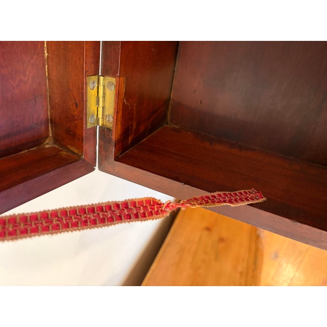 Burnt Umber Antique 19th Century Mahogany Silver Chest For Sale - Image 8 of 12