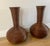 Vintage 1970's Gabriella Crespi Style Pencil Reed Rattan Floor Vases Urns- A Pair For Sale - Image 4 of 14