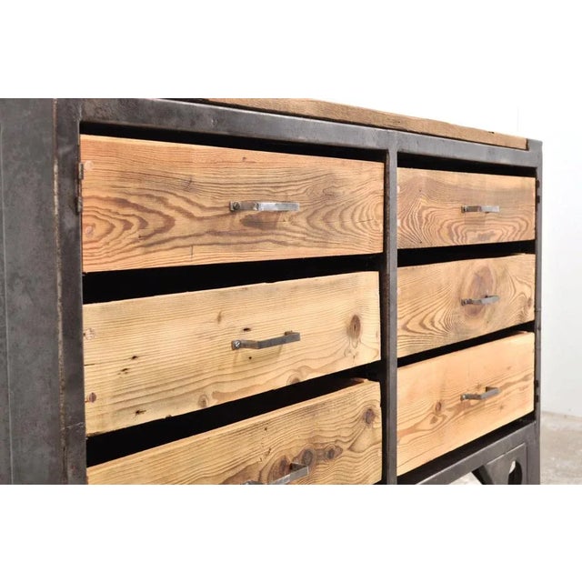 Industrial Chest of Drawers, 1950s For Sale - Image 10 of 12