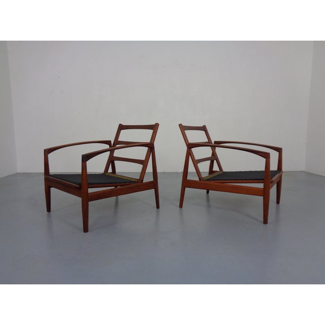 Goldfeder Teak Armchairs from Carl Straub, Germany, 1950s, Set of 2 For Sale - Image 11 of 18