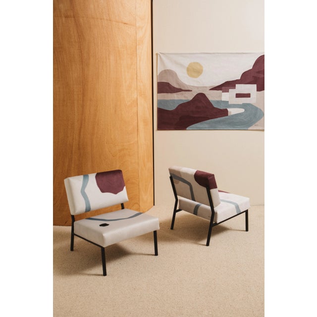 Not Yet Made - Made To Order Ulysse Left O2 Armchair by Babel Brune For Sale - Image 5 of 6