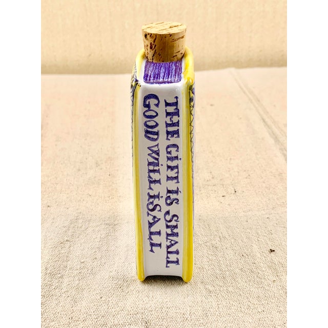 Late 20th Century Vintage Portuguese Ceramic Book For Sale - Image 5 of 8