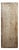 Sandwashed Floral Carved Solid Wood Front Entry Door, Double-Sided 96x36 For Sale