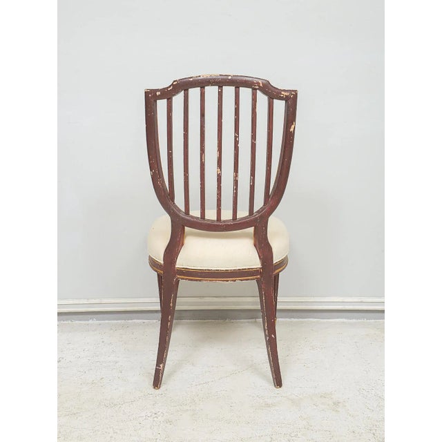 Set of Eight Dining Chairs in the Neoclassic Manner For Sale - Image 10 of 10