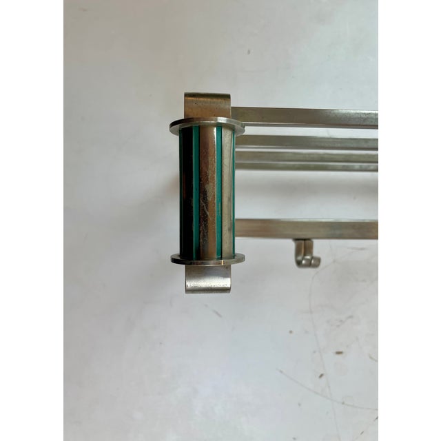 1930s Art Deco Train Carriage Coat Rack, 1930s For Sale - Image 5 of 16