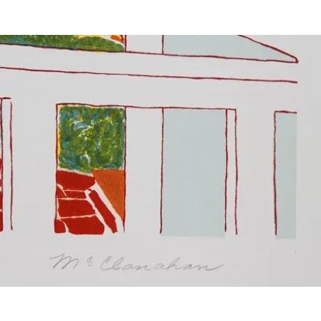 Artist: Marion McClanahan Title: Cibourne Harbor Year: 1979 Medium: Lithograph, signed and numbered in pencil Edition:...