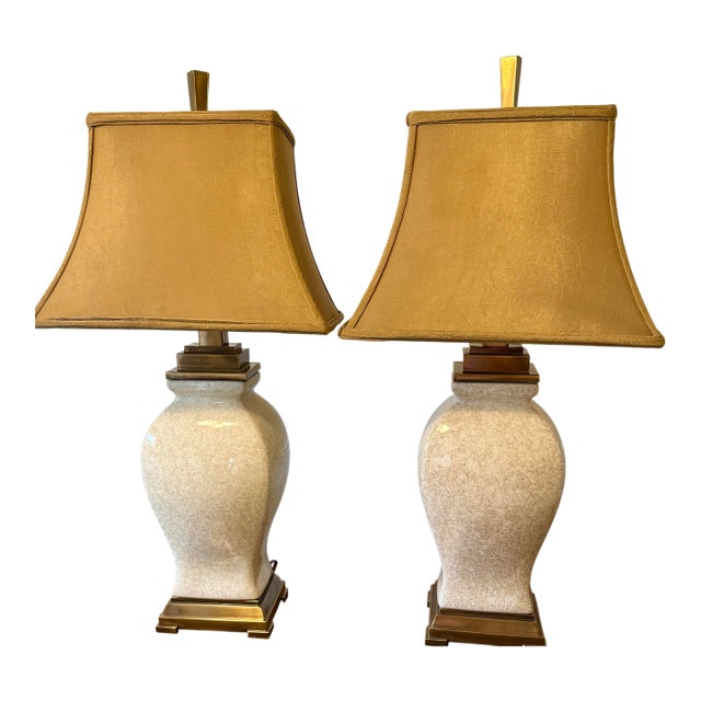 Uttermost Rory Ivory Table Lamps For Sale
