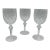Vintage Waterford Powerscourt Pattern Water Goblets - Set of 3 For Sale