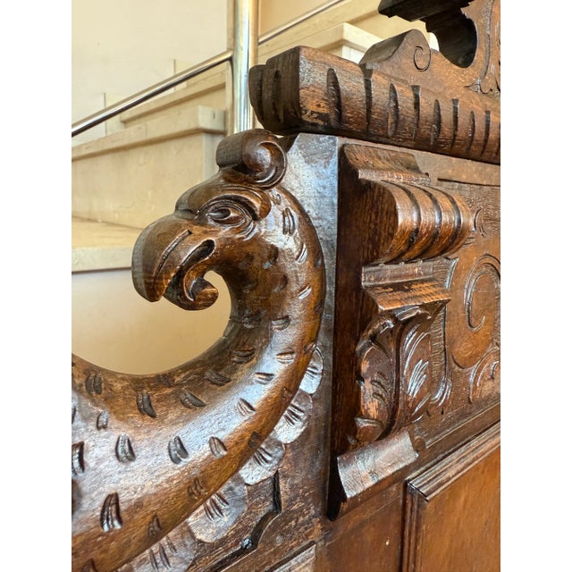 Antique French Louis XVI Style Rosewood Carved Bed Frame, 1880 For Sale - Image 11 of 15