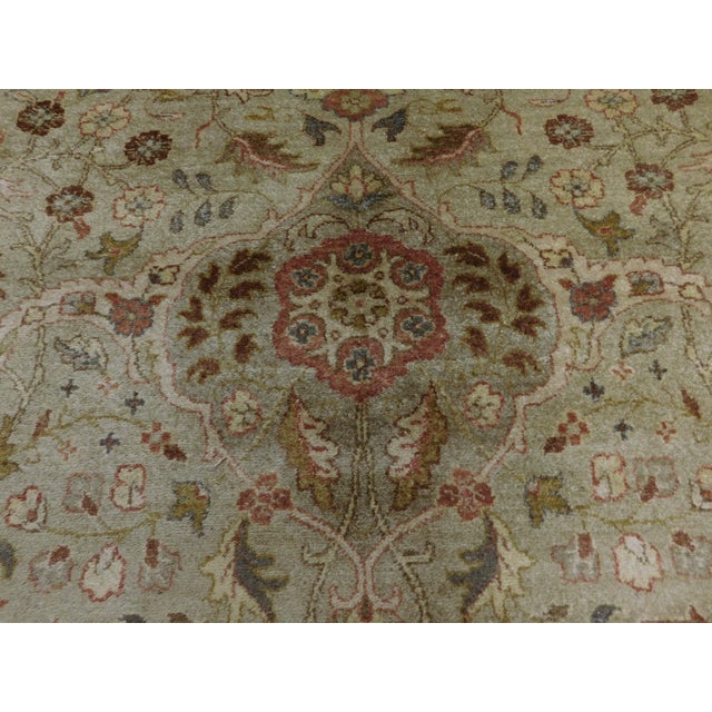Hand Knotted Rug in Soft Color. For Sale In Los Angeles - Image 6 of 18