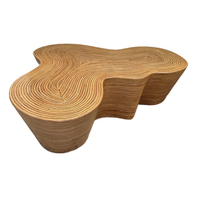 Attributed to Oggetti Orgo Coffee Table Postmodern Alvar Aalto Style For Sale