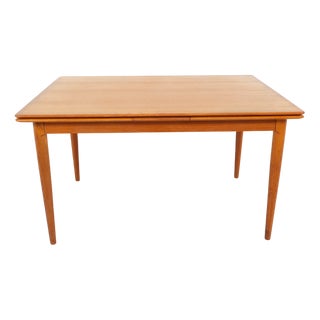 Vintage Extendable Teak Dining Table For Sale