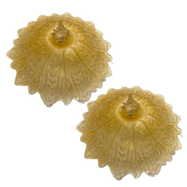 Murano Glass Flushmounts, 1980s, Set of 2 For Sale - Image 10 of 10