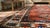 Textile 1890s Red Diamond Tribal Antique Caucasian Kazak Rug 4'3" X 7'7" Handknotted Wool Carpet For Sale - Image 7 of 8