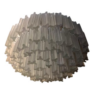 Trilobi Chandelier in Murano Glass by Venini, Italy, 1960s For Sale