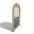 1980s Postmodern Tessellated Stone Arched Wall Mirror For Sale - Image 18 of 18