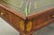 Maitland Smith Marquetry Inlay Leather Mahogany Game Table & 4 Shield Back Chair For Sale - Image 15 of 18
