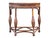 Contemporary 1970's Demilune Bamboo and Rattan Hall Table For Sale - Image 3 of 6