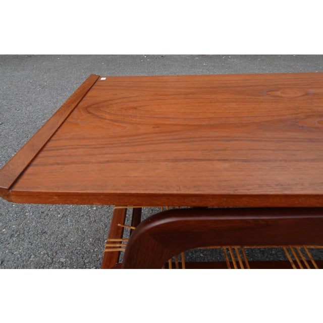 Dutch Teak Coffee Table by Louis Van Teeffelen for Wébé, 1950s For Sale - Image 9 of 14