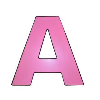 Vintage Letter A Gas Station Sign For Sale
