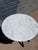 Ico Parisi Style “Jax” Marble Side Table Striking mid-century modern side table in the style of Ico Parisi, featuring a...