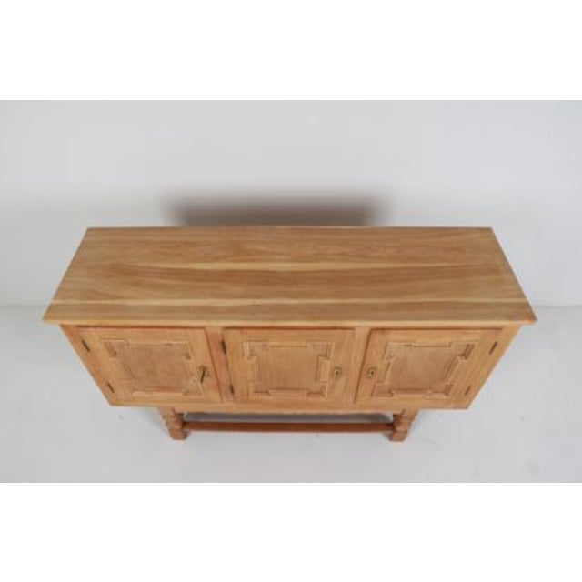 Danish Oak Sideboard C. 1970's in the Style of Henning Kjaernulf For Sale - Image 11 of 16