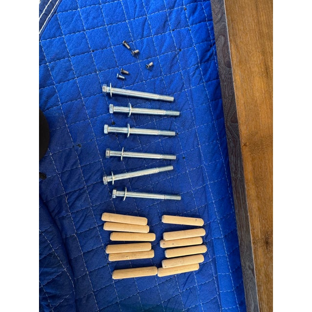 Holly Hunt Queen Sorraia Bed With Leather Headboard For Sale In San Francisco - Image 6 of 15