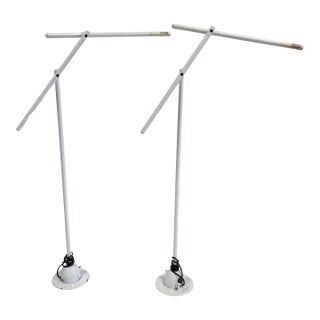 1980s 'Mira' Floor Lamp by Mario Arnaboldi for Programmaluce Italy - a Pair For Sale