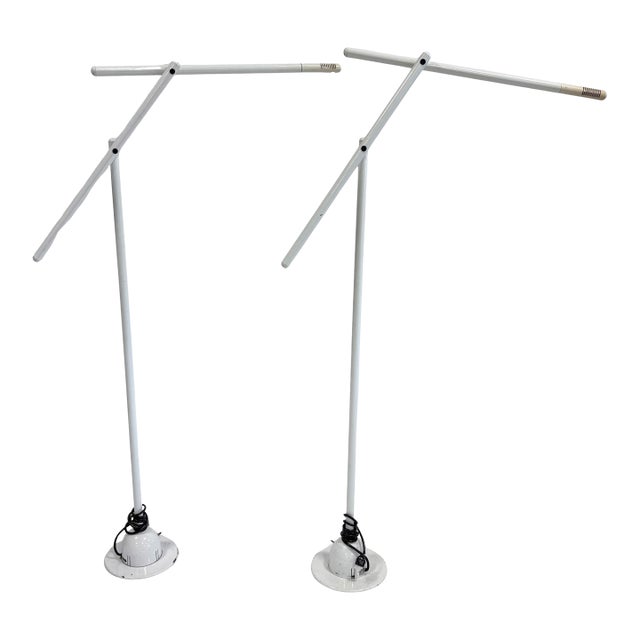 1980s 'Mira' Floor Lamp by Mario Arnaboldi for Programmaluce Italy - a Pair For Sale