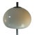 Space Age Mushroom Lamp with White Acrylic Shade and Chrome Base For Sale - Image 4 of 8