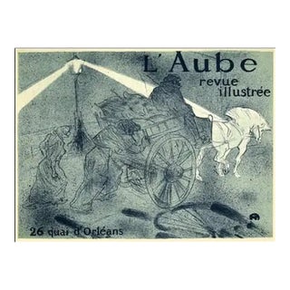 Lautrec Lithograph 25, Laube Revue Illustree 1966 For Sale
