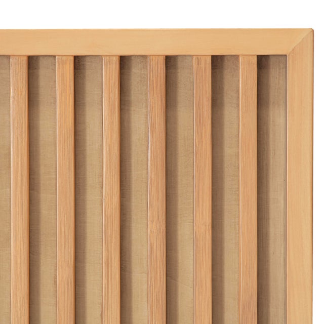 David Francis Nova Platform Bed Queen - Natural For Sale - Image 4 of 9