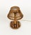 Wood Mid-Century Rattan and Bamboo Table Lamp in the style of Louis Sognot, Italy, 1960s For Sale - Image 7 of 14