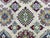 Ivory Ivory Kazak Wool Rug With Colorful Medallions, 5'6" X 7'6" For Sale - Image 8 of 14